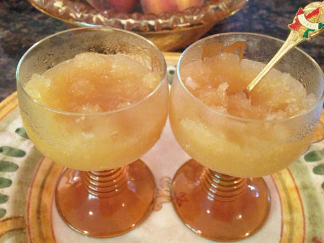 picture of two glasses of Vino Slush Bourbon Slush