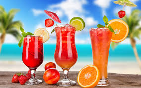 picture of three Vino Slush Wine Slush Mix cocktails